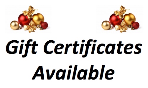 Gift Certificates with a 25 bonus
